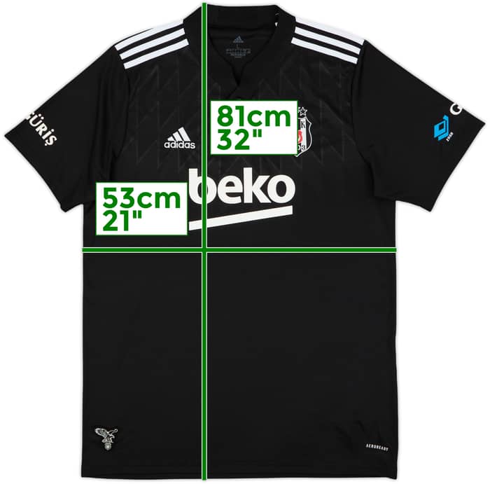 2021-22 Besiktas Away Shirt - 10/10 - (L)