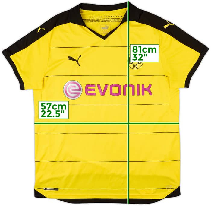 2015-16 Borussia Dortmund Home Shirt - 10/10 - (XL)