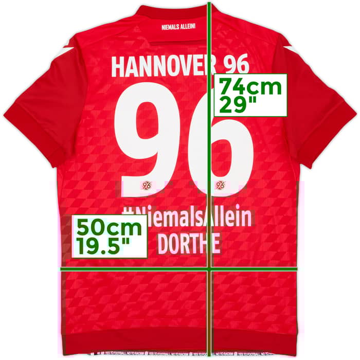 2022-23 Hannover Home Shirt #NiemalsAllein Dorthe #96 - 10/10 - (L)