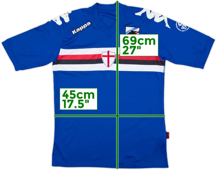 2014-15 Sampdoria Home Shirt - 8/10 - (S)