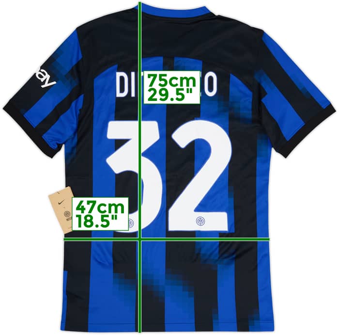2023-24 Inter Milan Home Shirt Dimarco #32 (S)