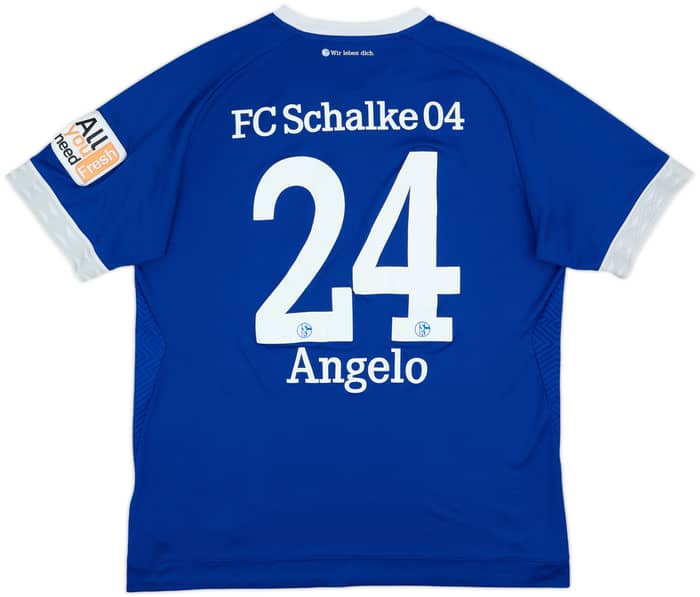 2018-19 Schalke Home Shirt Angelo #24 - 5/10 - (L)