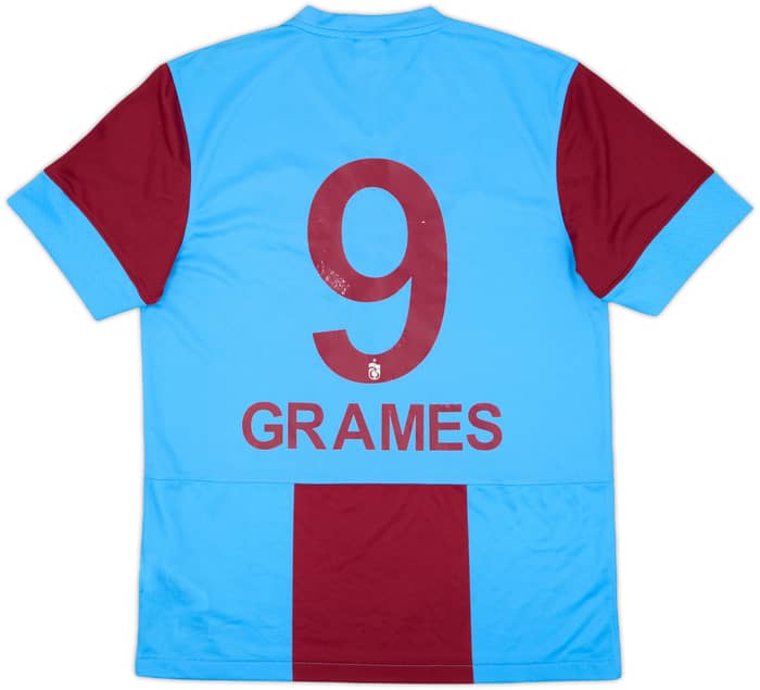 2013-14 Trabzonspor Home Shirt Grames #9 - 8/10 - (M)