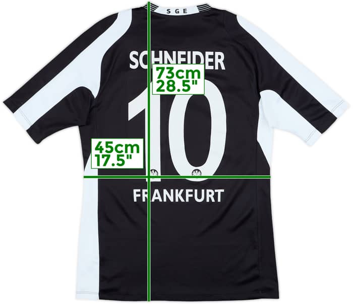 2013-14 Eintracht Frankfurt Away Shirt Schneider #10 - 6/10 - (S)