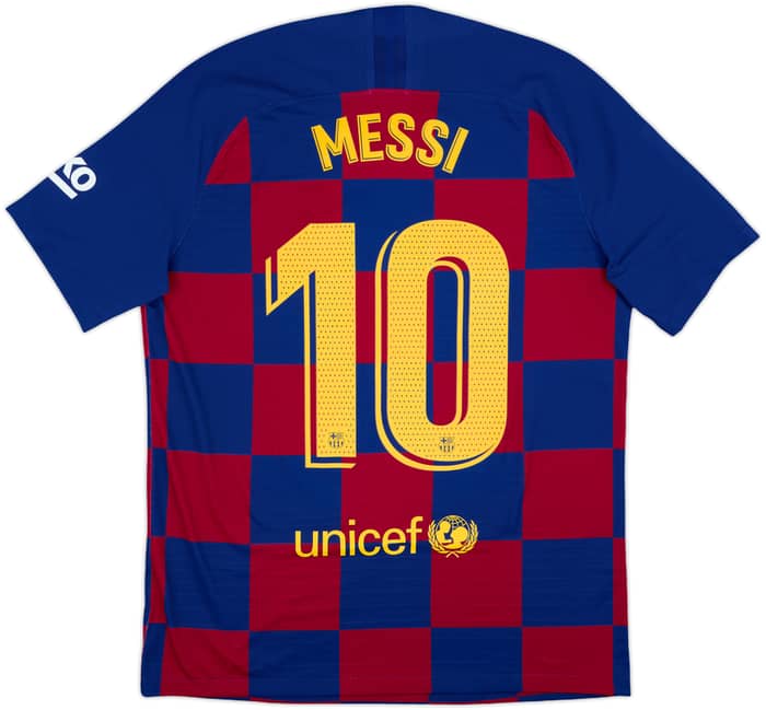 2019-20 Barcelona Authentic Home Shirt Messi #10 - 10/10 - (L)
