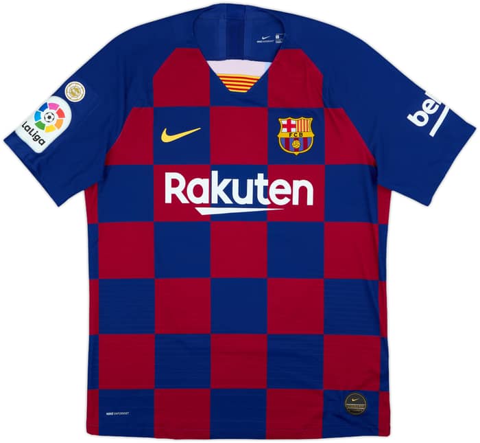 2019-20 Barcelona Authentic Home Shirt Messi #10 - 10/10 - (L)