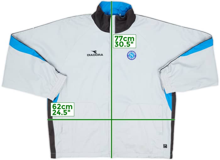 2000-01 Napoli Diadora Track Jacket - 8/10 - (M)