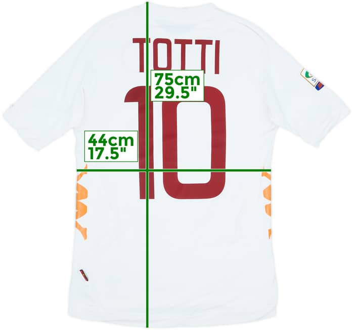 2011-12 Roma Away Shirt Totti #10 - 7/10 - (M)