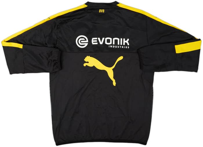 2014-15 Borussia Dortmund Puma 1/4 Zip Drill Top - 10/10 - (L)