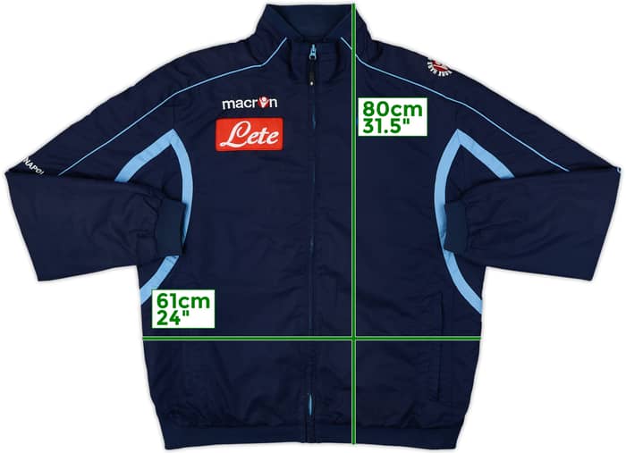 2010-11 Napoli Macron Track Jacket - 6/10 - (XXL)