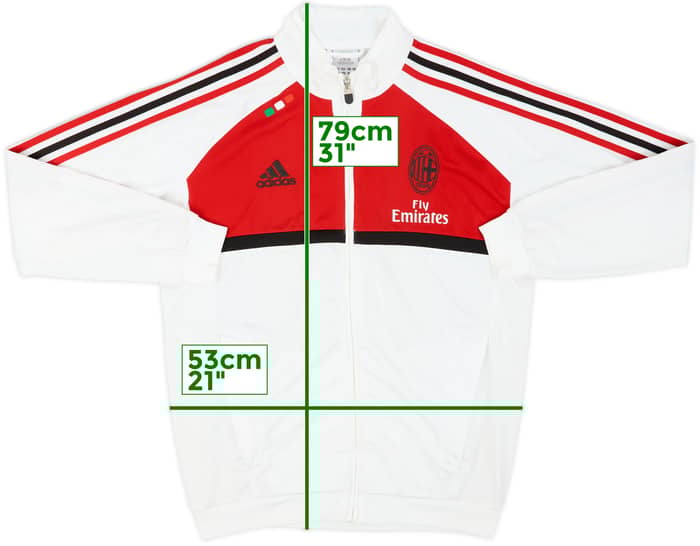 2011-12 AC Milan adidas Track Jacket - 5/10 - (M/L)