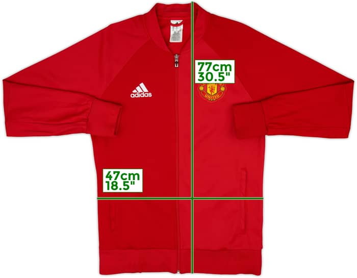2016-17 Manchester United adidas Track Jacket - 7/10 - (M)