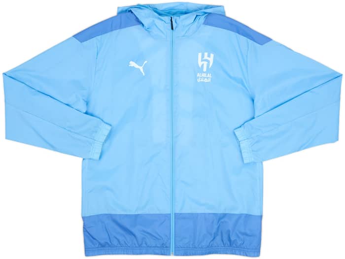 2023-24 Al Hilal Puma Hooded Rain Jacket - 9/10 - (L)