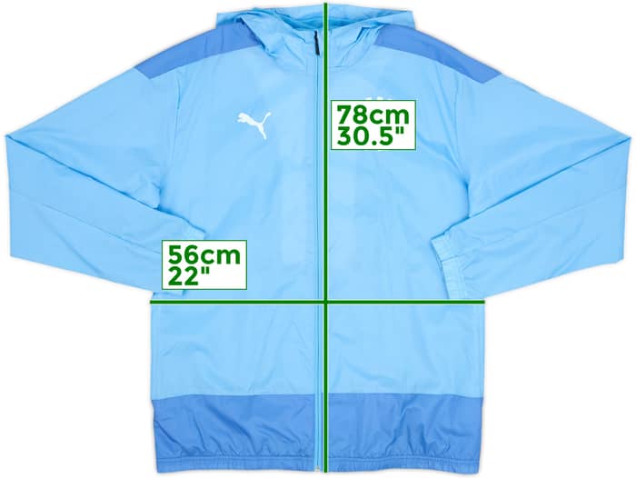 2023-24 Al Hilal Puma Hooded Rain Jacket - 9/10 - (L)