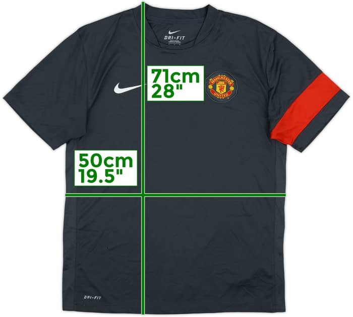 2010-11 Manchester United Nike Training Shirt - 5/10 - (M)