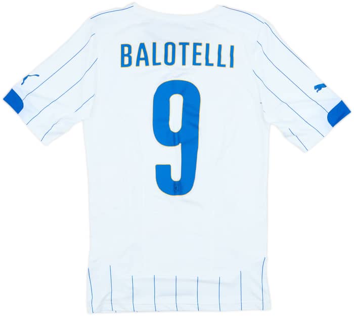 2014-15 Italy Player Issue ACTV Away Shirt Balotelli #9 - 10/10 - (M)