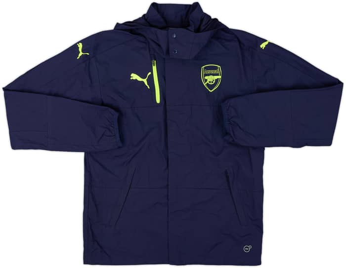 2016-17 Arsenal Puma Hooded Rain Jacket - 10/10 - (S)