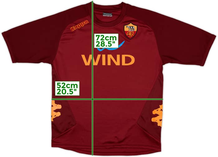 2012-13 Roma Kappa Training Shirt - 6/10 - (L)