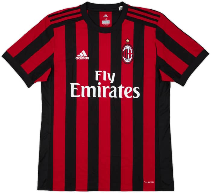 2017-18 AC Milan Shirt Andre Silva #9 - 9/10 - (M)