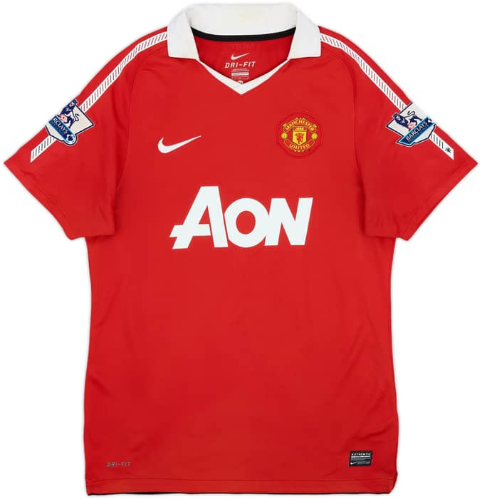 2010-11 Manchester United Home Shirt Rooney #10 - 8/10 - (M)