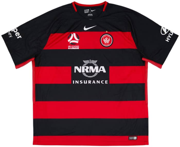 2017-18 Western Sydney Wanderers Home Shirt - 10/10 - (XXL)