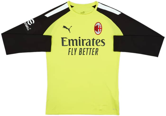 2021-22 AC Milan Puma Training L/S Shirt - 8/10 - (S)