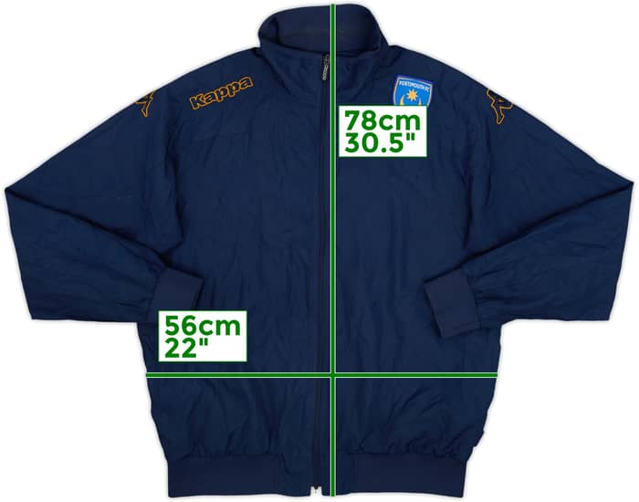2012-13 Portsmouth Kappa Track Jacket - 9/10 - (L)