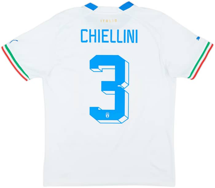 2022-23 Italy Away Shirt Chiellini #3 - 8/10 - (M)