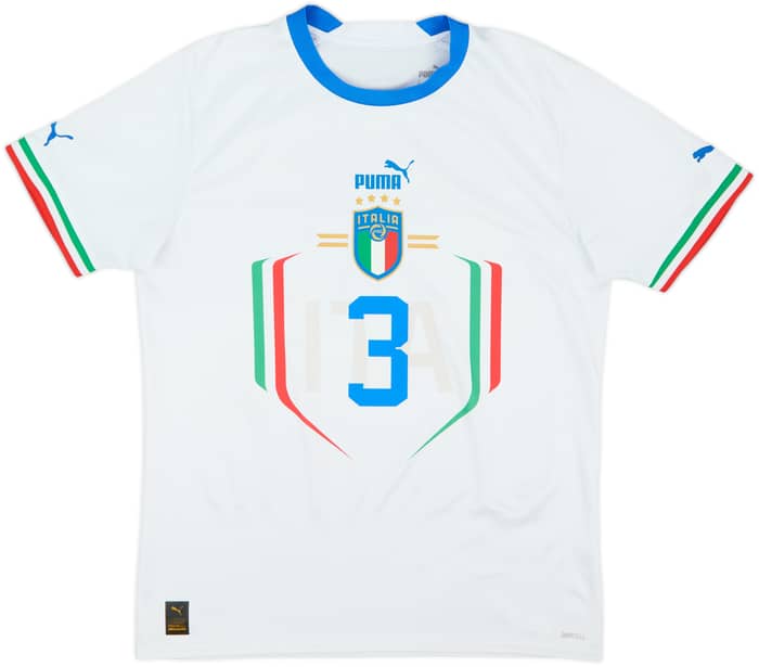 2022-23 Italy Away Shirt Chiellini #3 - 8/10 - (M)