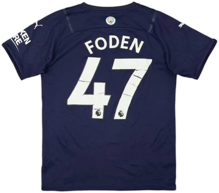 2021-22 Manchester City Third Shirt Foden #47 - 4/10 - (S)