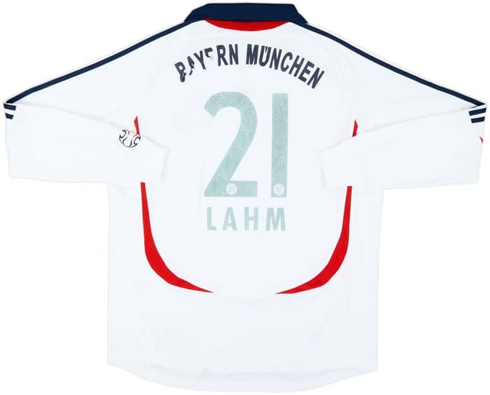 2006-07 Bayern Munich Away L/S Shirt Lahm #21 - 4/10 - (XXL)