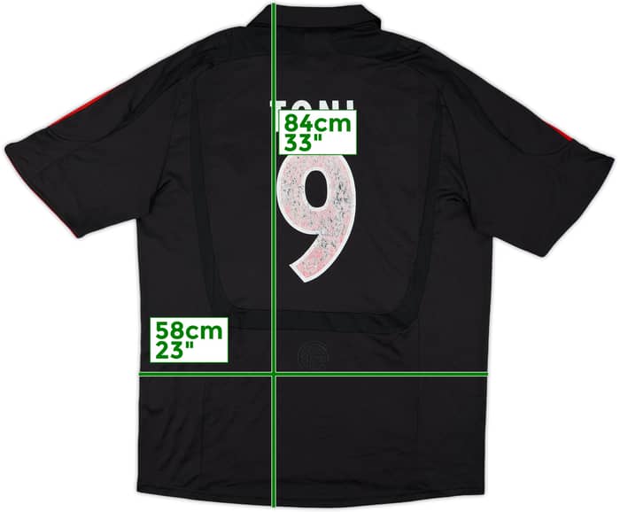 2007-08 Bayern Munich Third Shirt Toni #9 - 4/10 - (XL)