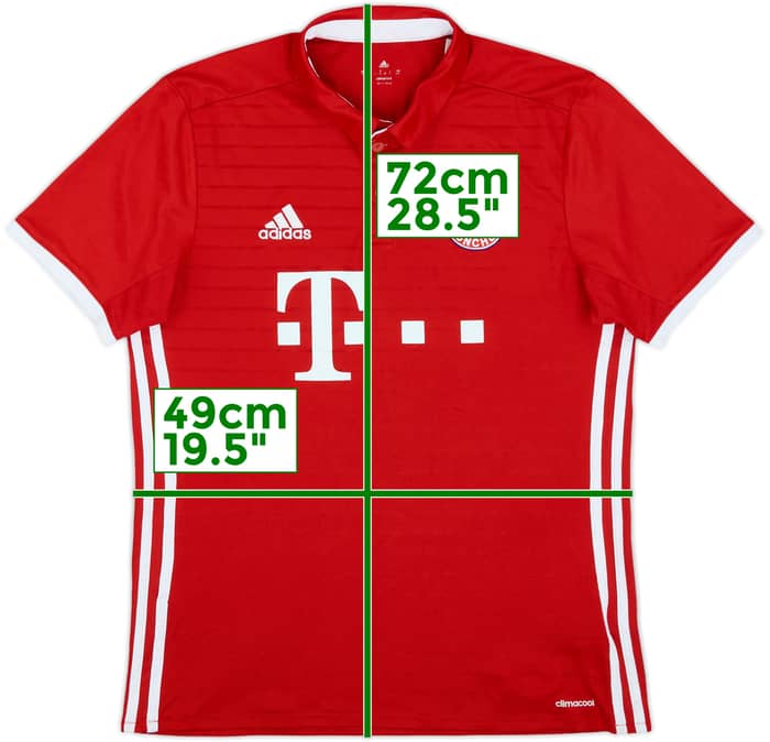 2016-17 Bayern Munich 'Signed' Home Shirt - 4/10 - (M)