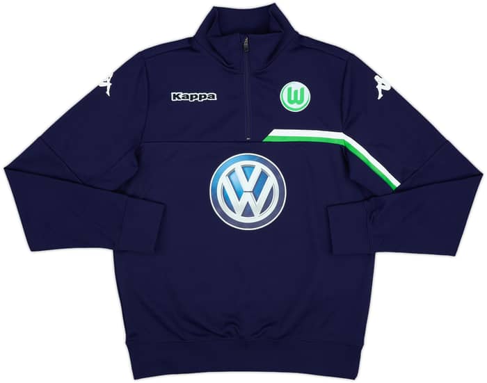 2013-14 Wolfsburg Kappa 1/4 Zip Drill Top - 9/10 - (M)