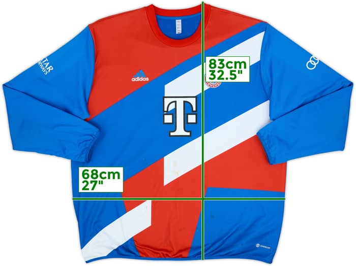 2022-23 Bayern Munich adidas Sweat Top - 6/10 - (XXL)
