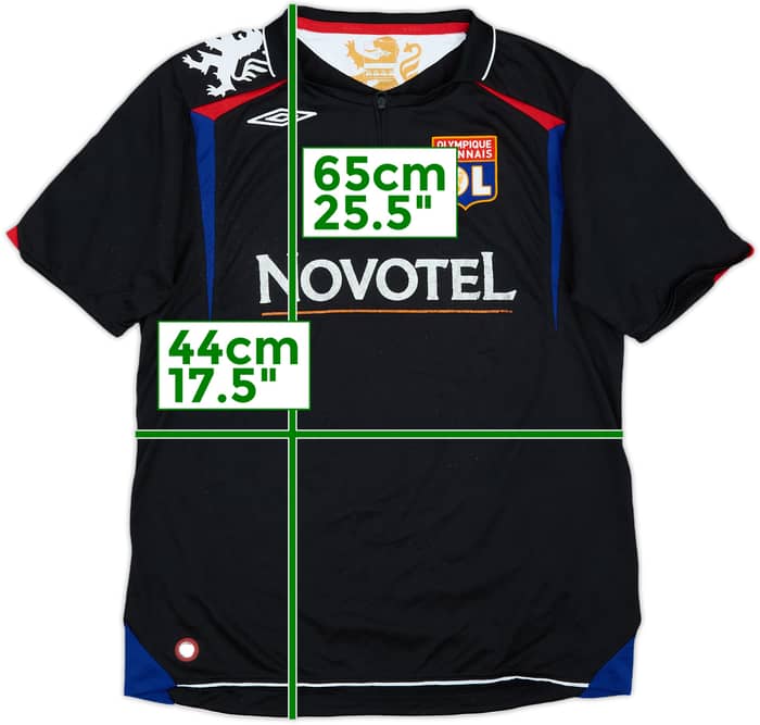 2007-08 Lyon European Home Shirt - 4/10 - (XL.Boys)