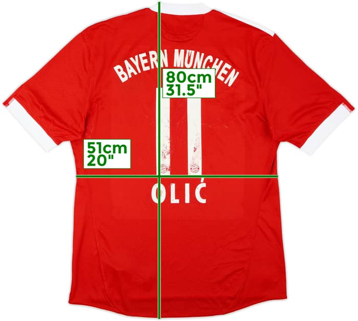2009-10 Bayern Munich Home Shirt Olic #11 - 4/10 - (L)