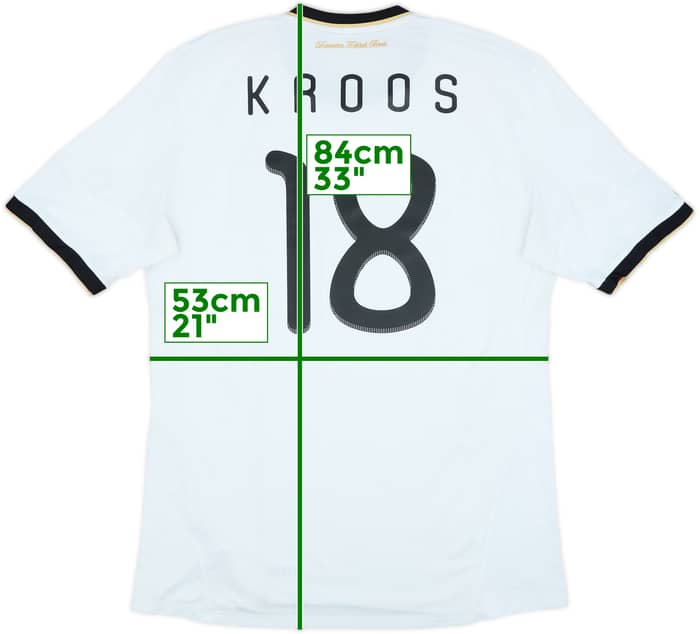 2010-11 Germany Home Shirt Kroos #18 - 6/10 - (XL)