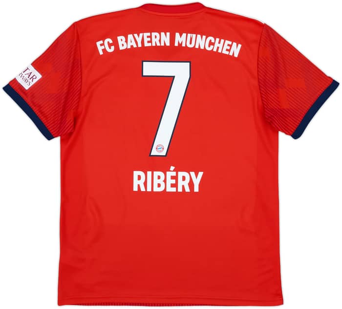 2018-19 Bayern Munich Home Shirt Ribery #7 - 10/10 - (M)
