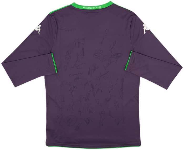 2014-15 Wolfsburg Signed GK Shirt - 4/10 - (M)