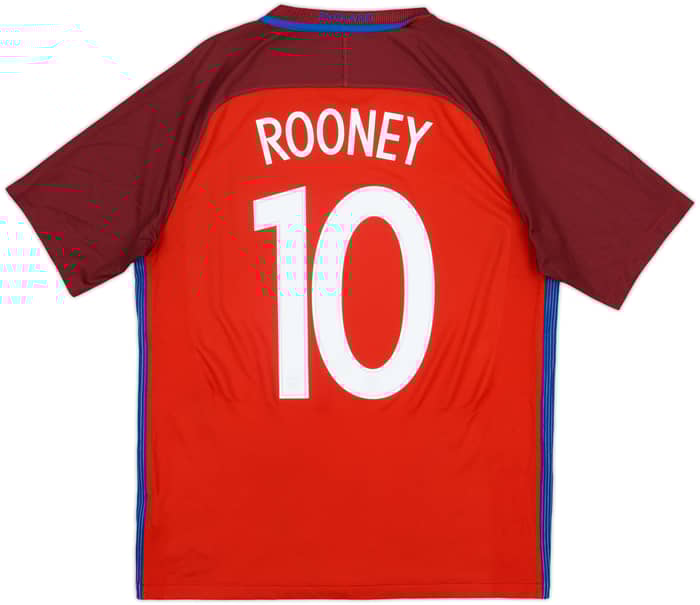 2016-17 England Away Shirt Rooney #10 - 6/10 - (M)