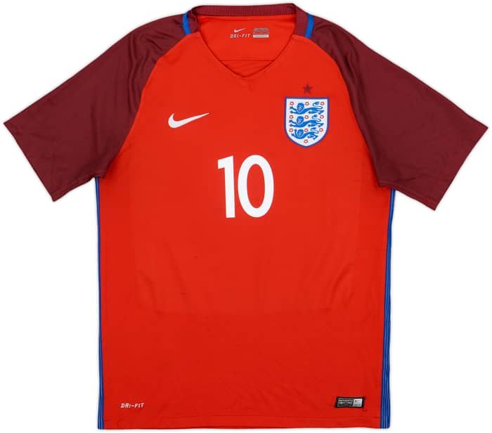 2016-17 England Away Shirt Rooney #10 - 6/10 - (M)