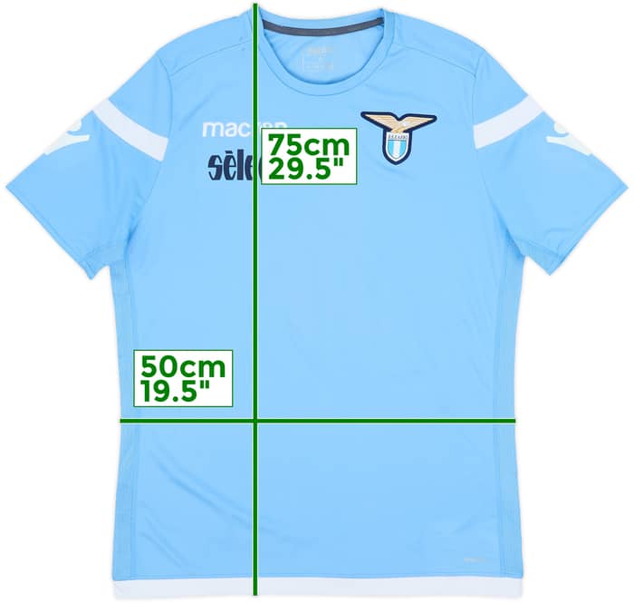 2015-16 Lazio Player Issue Macron Training Shirt - 8/10 - (L)