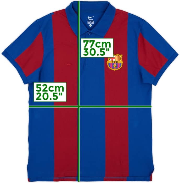 2010-11 Barcelona Nike Polo Shirt - 8/10 - (L)