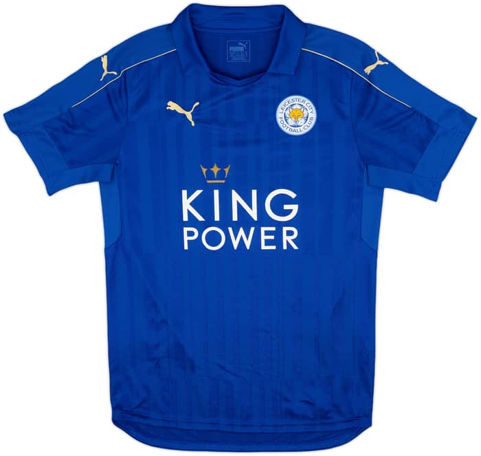 2016-17 Leicester Home Shirt Mahrez #26 - 9/10 - (M)
