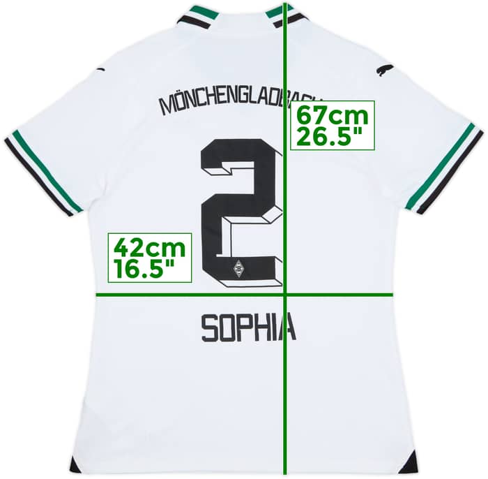 2023-24 Borussia Monchengladbach Home Shirt Sophia #2 - 7/10 - (Women's S)