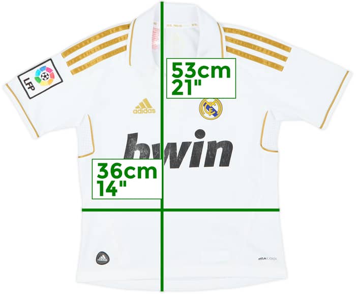 2011-12 Real Madrid Home Shirt - 5/10 - (7-8 Years)