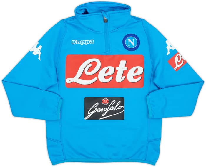 2017-18 Napoli Kappa 1/4 Zip Drill Top - 9/10 - (S.Boys)