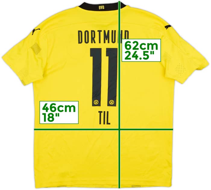 2020-21 Borussia Dortmund Home Shirt Til #11 - 7/10 - (L.Boys)