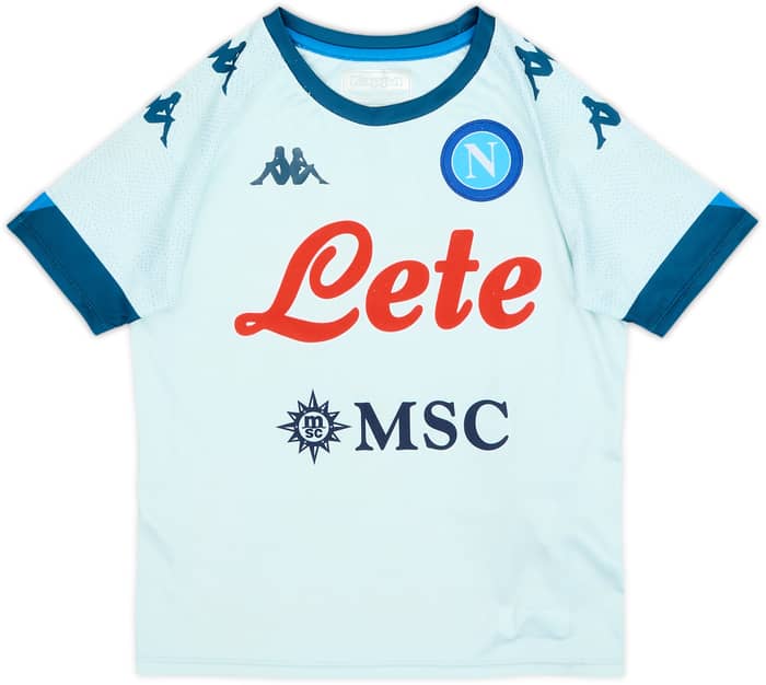 2020-21 Napoli Away Shirt - 7/10 - (5-6 Years)
